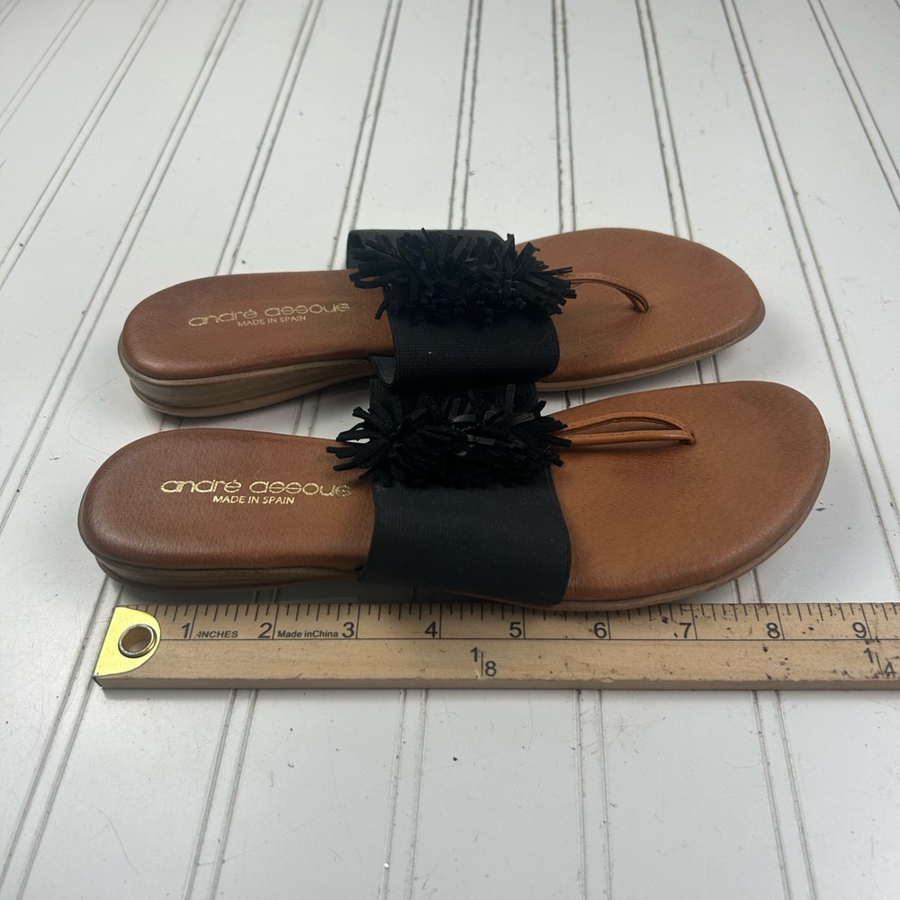Andrรจ Assous Novalee Neutral Featherweights Sandals Womenโs Size 6-6.5 $20 - Picture 9 of 9